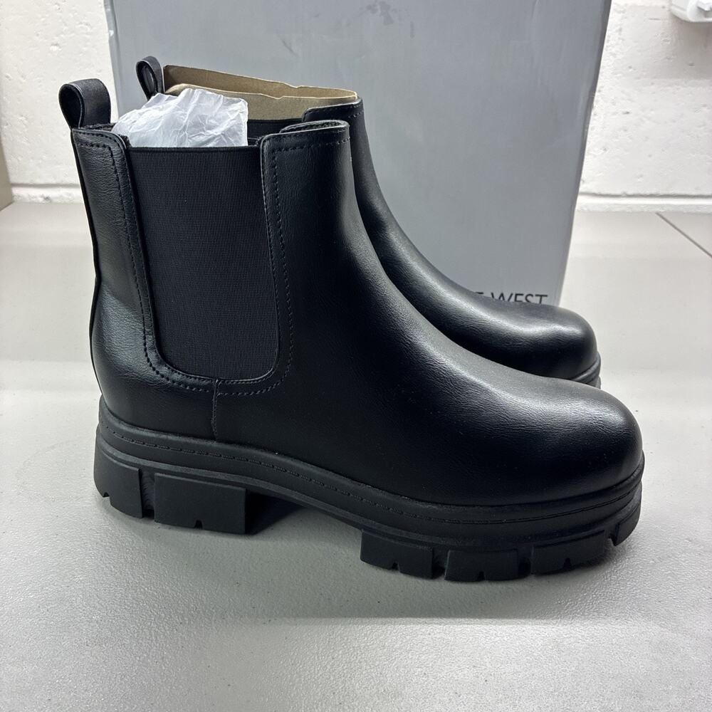 Nine West Women's Kimma Ankle Boot Black Size 7.5 New With Box